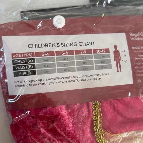 NWT Regal Queen girls costume - Picture 9 of 12